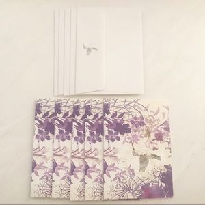 5 Hummingbird Notecards with Envelopes